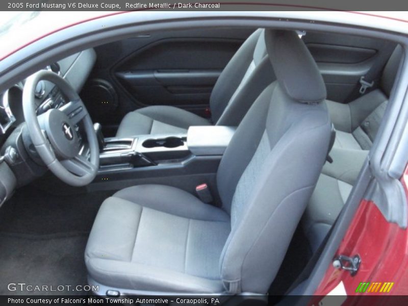 Redfire Metallic / Dark Charcoal 2005 Ford Mustang V6 Deluxe Coupe