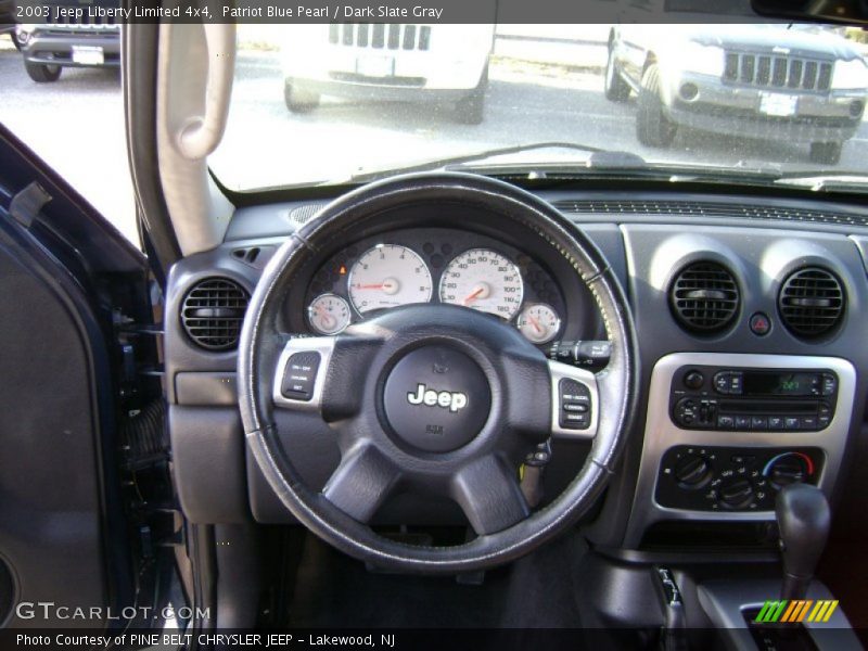 Patriot Blue Pearl / Dark Slate Gray 2003 Jeep Liberty Limited 4x4