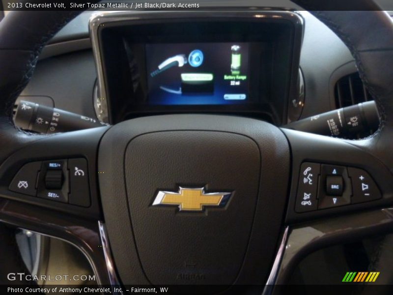 Silver Topaz Metallic / Jet Black/Dark Accents 2013 Chevrolet Volt