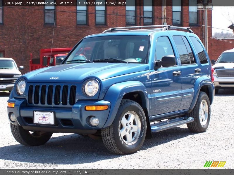 Atlantic Blue Pearl / Light Taupe/Taupe 2004 Jeep Liberty Limited 4x4