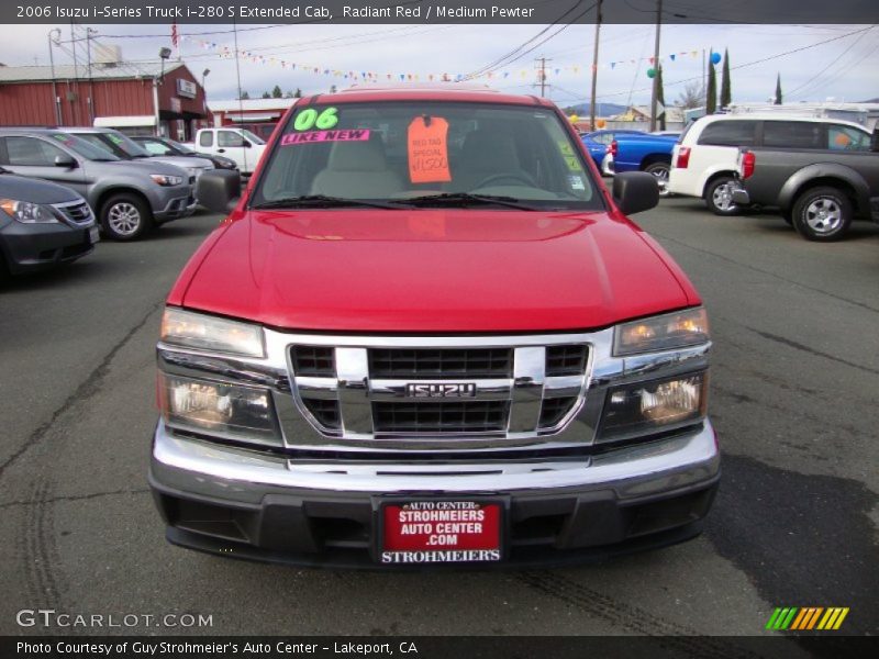 Radiant Red / Medium Pewter 2006 Isuzu i-Series Truck i-280 S Extended Cab