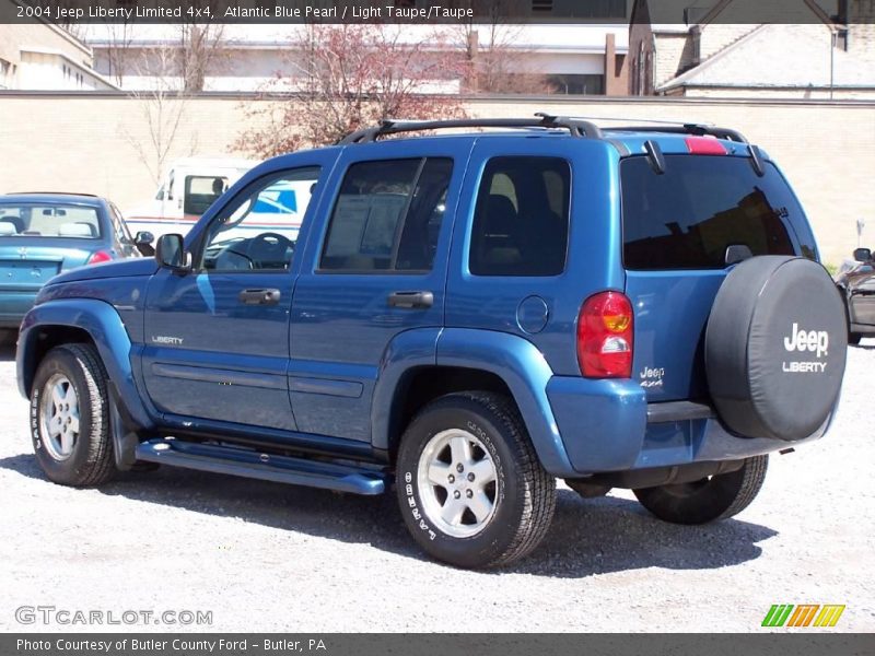 Atlantic Blue Pearl / Light Taupe/Taupe 2004 Jeep Liberty Limited 4x4
