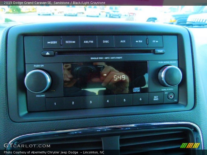 Sandstone / Black/Light Graystone 2013 Dodge Grand Caravan SE