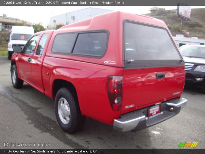 Radiant Red / Medium Pewter 2006 Isuzu i-Series Truck i-280 S Extended Cab