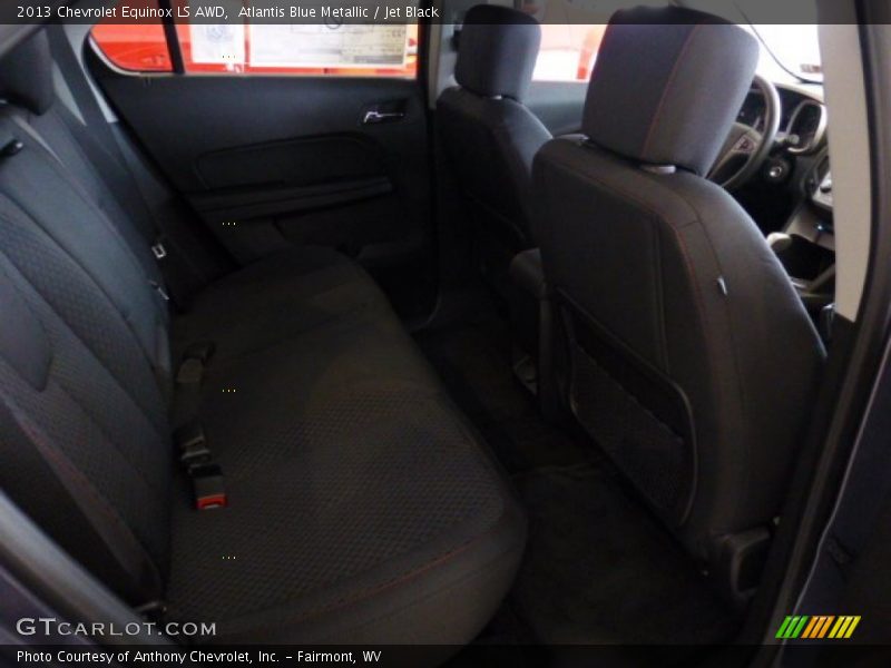 Atlantis Blue Metallic / Jet Black 2013 Chevrolet Equinox LS AWD
