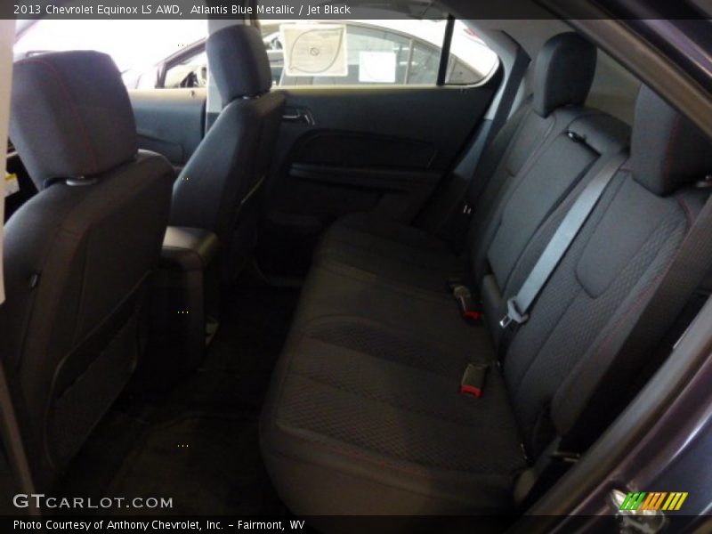 Atlantis Blue Metallic / Jet Black 2013 Chevrolet Equinox LS AWD