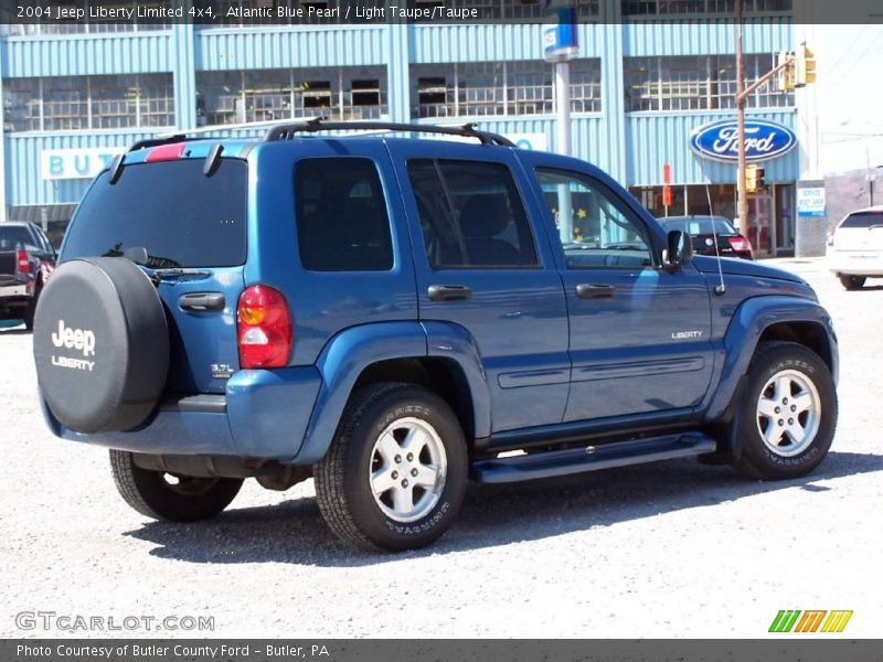 Atlantic Blue Pearl / Light Taupe/Taupe 2004 Jeep Liberty Limited 4x4