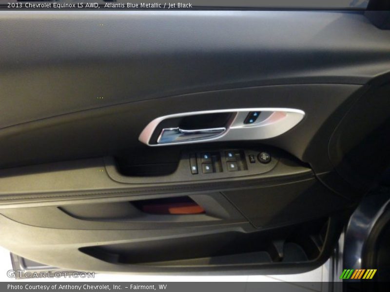 Atlantis Blue Metallic / Jet Black 2013 Chevrolet Equinox LS AWD
