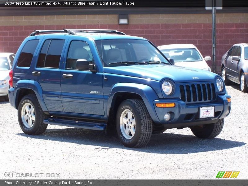 Atlantic Blue Pearl / Light Taupe/Taupe 2004 Jeep Liberty Limited 4x4