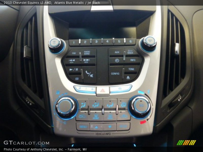 Atlantis Blue Metallic / Jet Black 2013 Chevrolet Equinox LS AWD