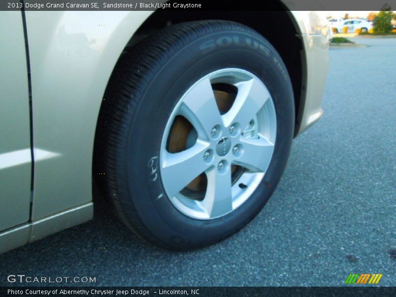Sandstone / Black/Light Graystone 2013 Dodge Grand Caravan SE
