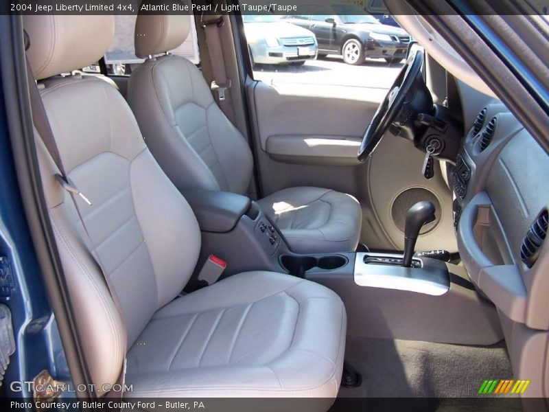 Atlantic Blue Pearl / Light Taupe/Taupe 2004 Jeep Liberty Limited 4x4