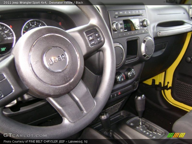 Detonator Yellow / Black 2011 Jeep Wrangler Sport 4x4