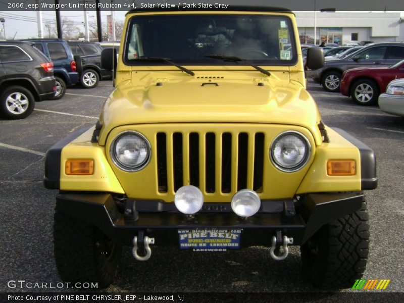 Solar Yellow / Dark Slate Gray 2006 Jeep Wrangler Unlimited Rubicon 4x4