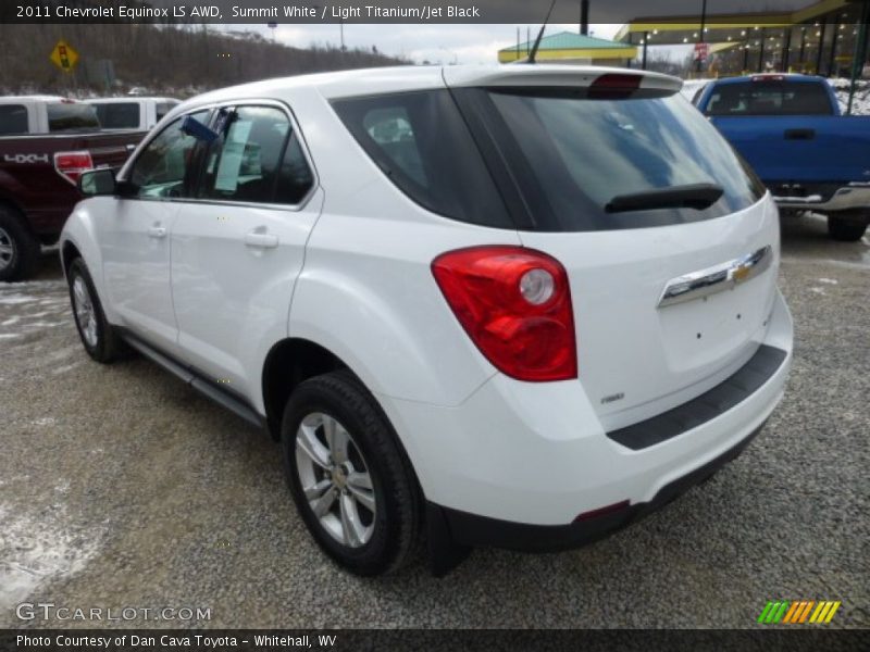 Summit White / Light Titanium/Jet Black 2011 Chevrolet Equinox LS AWD