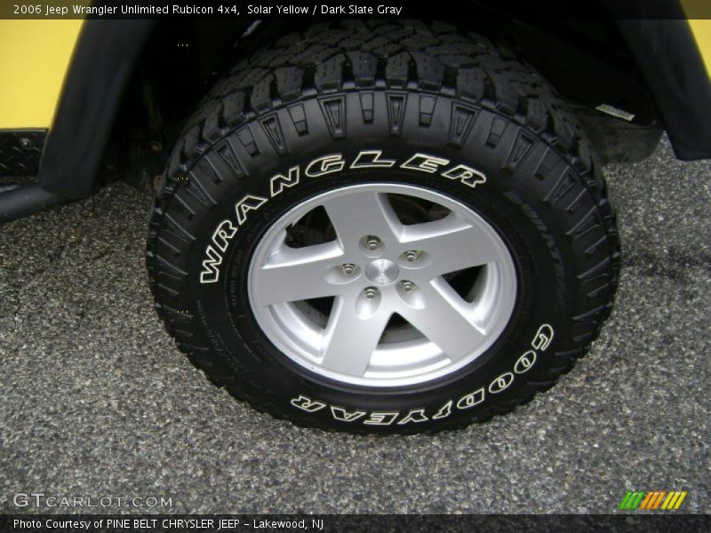 Solar Yellow / Dark Slate Gray 2006 Jeep Wrangler Unlimited Rubicon 4x4