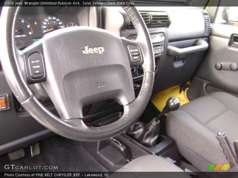 Solar Yellow / Dark Slate Gray 2006 Jeep Wrangler Unlimited Rubicon 4x4