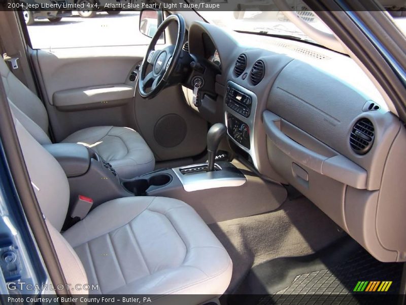 Atlantic Blue Pearl / Light Taupe/Taupe 2004 Jeep Liberty Limited 4x4