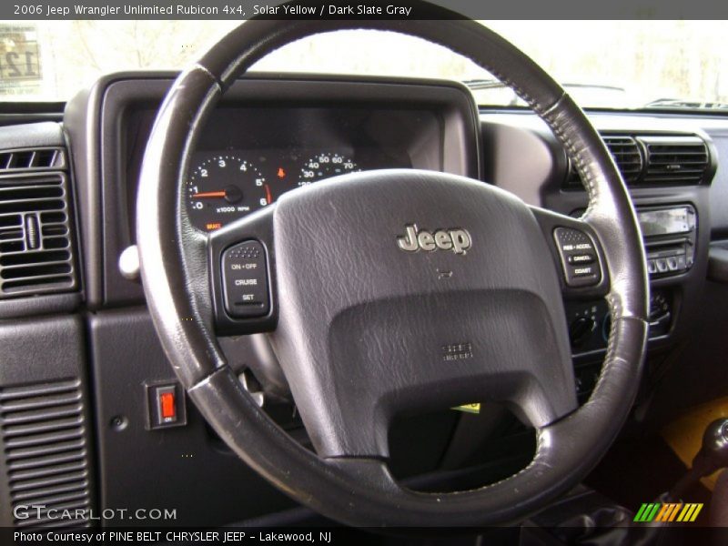 Solar Yellow / Dark Slate Gray 2006 Jeep Wrangler Unlimited Rubicon 4x4