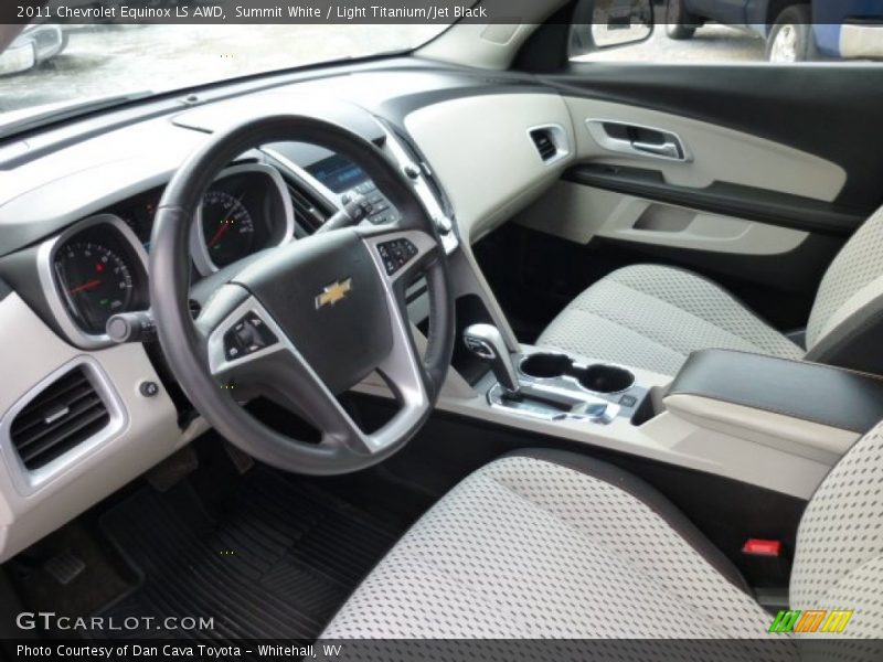 Summit White / Light Titanium/Jet Black 2011 Chevrolet Equinox LS AWD
