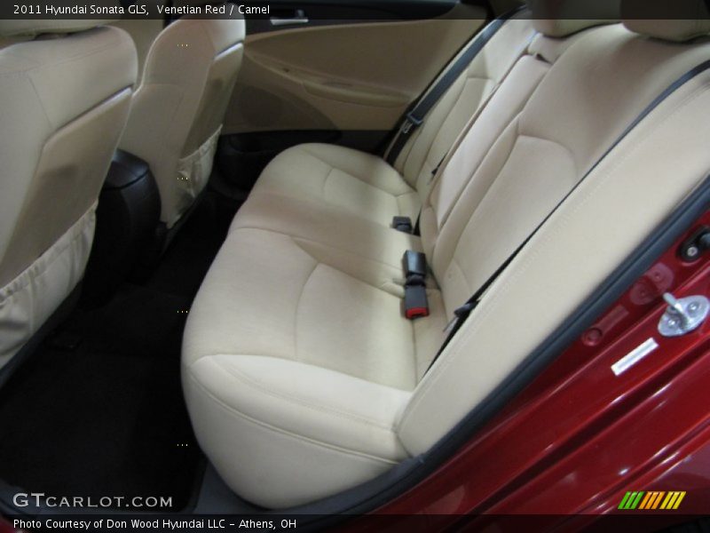 Venetian Red / Camel 2011 Hyundai Sonata GLS