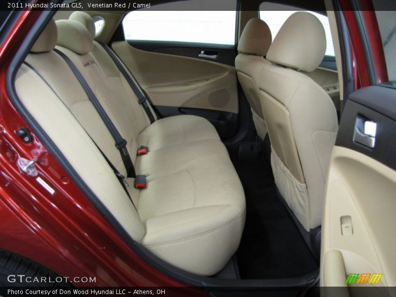 Venetian Red / Camel 2011 Hyundai Sonata GLS