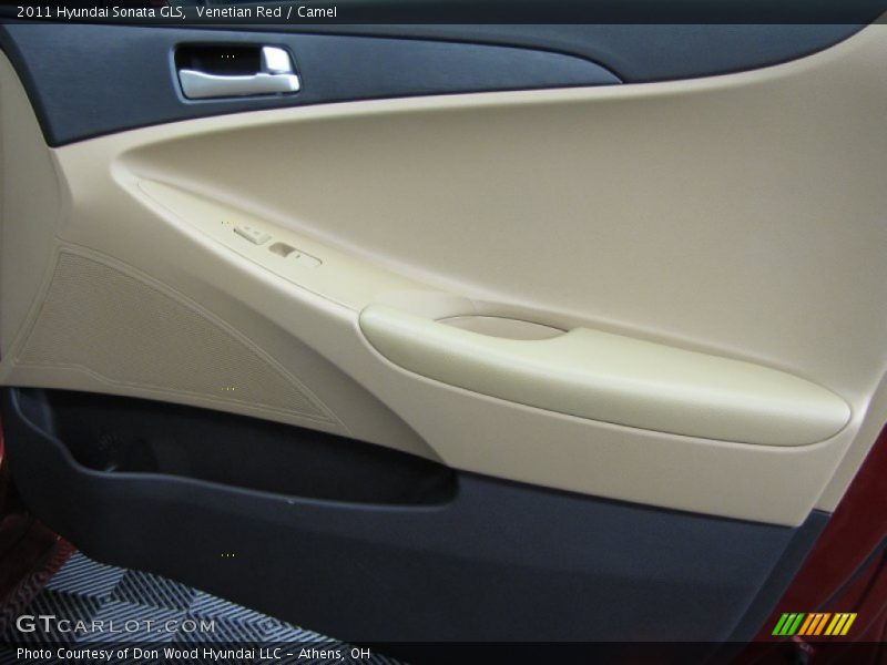 Venetian Red / Camel 2011 Hyundai Sonata GLS