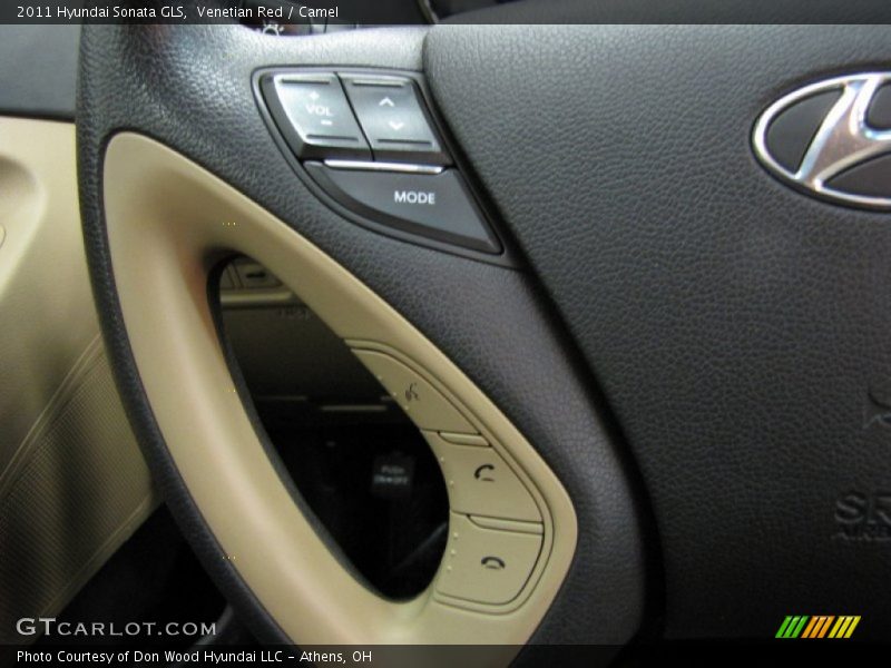Venetian Red / Camel 2011 Hyundai Sonata GLS