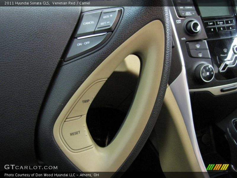 Venetian Red / Camel 2011 Hyundai Sonata GLS