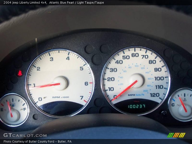 Atlantic Blue Pearl / Light Taupe/Taupe 2004 Jeep Liberty Limited 4x4