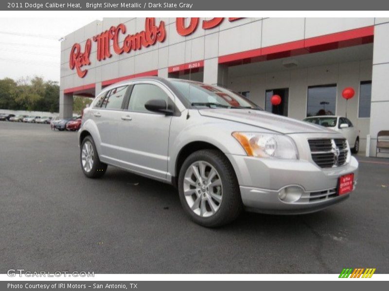 Bright Silver Metallic / Dark Slate Gray 2011 Dodge Caliber Heat