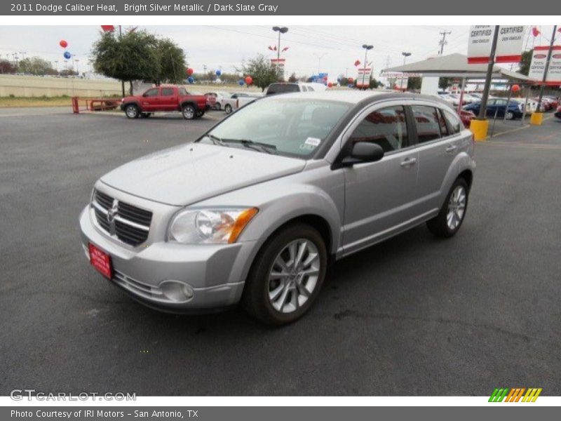 Bright Silver Metallic / Dark Slate Gray 2011 Dodge Caliber Heat