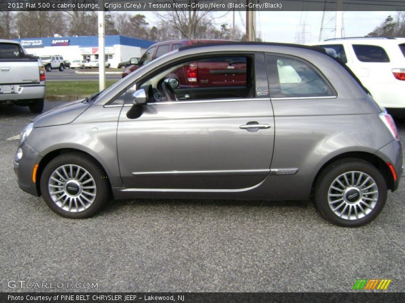  2012 500 c cabrio Lounge Grigio (Grey)