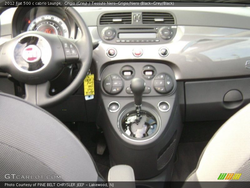 Grigio (Grey) / Tessuto Nero-Grigio/Nero (Black-Grey/Black) 2012 Fiat 500 c cabrio Lounge