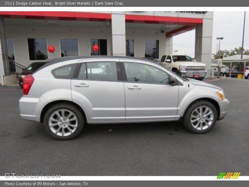 Bright Silver Metallic / Dark Slate Gray 2011 Dodge Caliber Heat