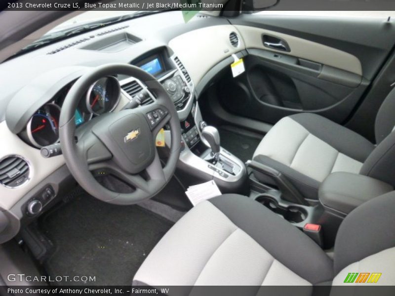 Jet Black/Medium Titanium Interior - 2013 Cruze LS 