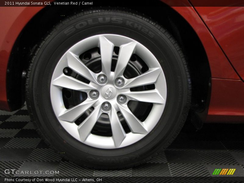 Venetian Red / Camel 2011 Hyundai Sonata GLS
