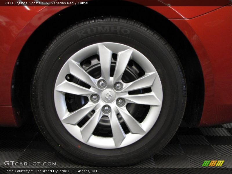 Venetian Red / Camel 2011 Hyundai Sonata GLS