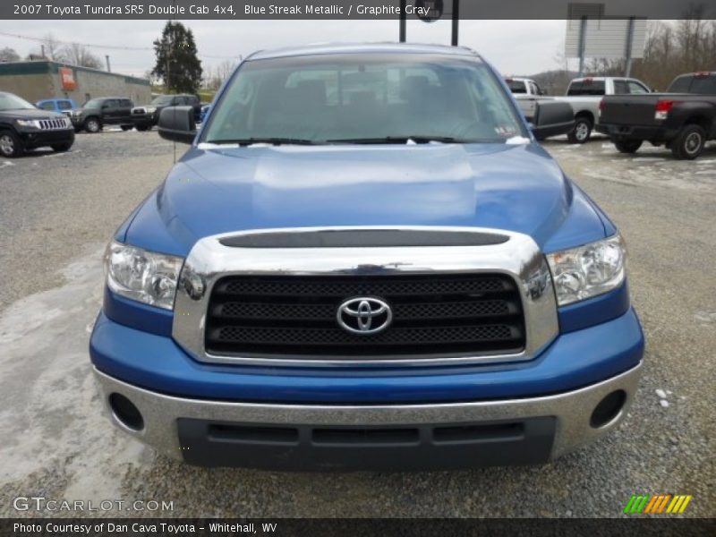 Blue Streak Metallic / Graphite Gray 2007 Toyota Tundra SR5 Double Cab 4x4