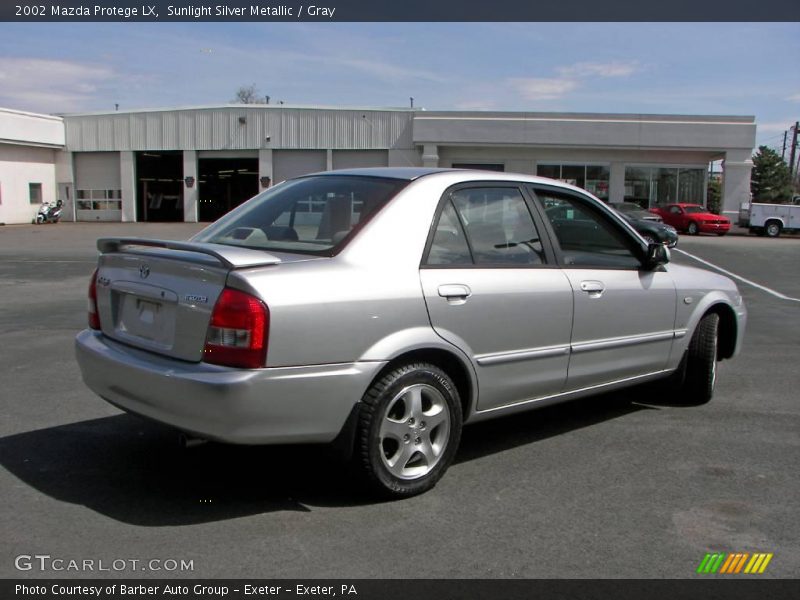 Sunlight Silver Metallic / Gray 2002 Mazda Protege LX