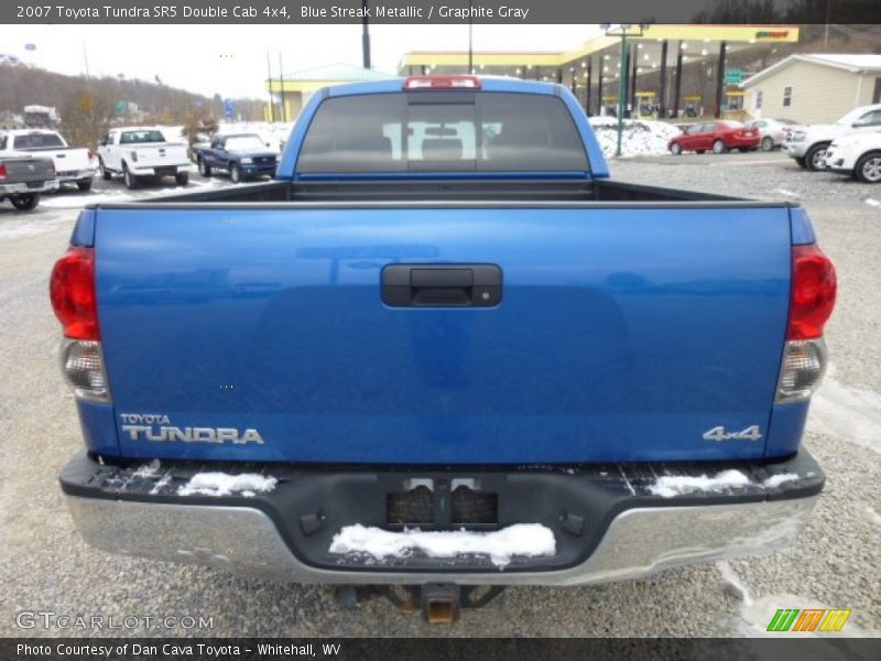 Blue Streak Metallic / Graphite Gray 2007 Toyota Tundra SR5 Double Cab 4x4