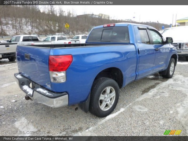 Blue Streak Metallic / Graphite Gray 2007 Toyota Tundra SR5 Double Cab 4x4