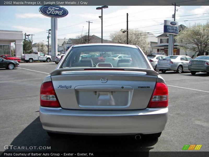 Sunlight Silver Metallic / Gray 2002 Mazda Protege LX