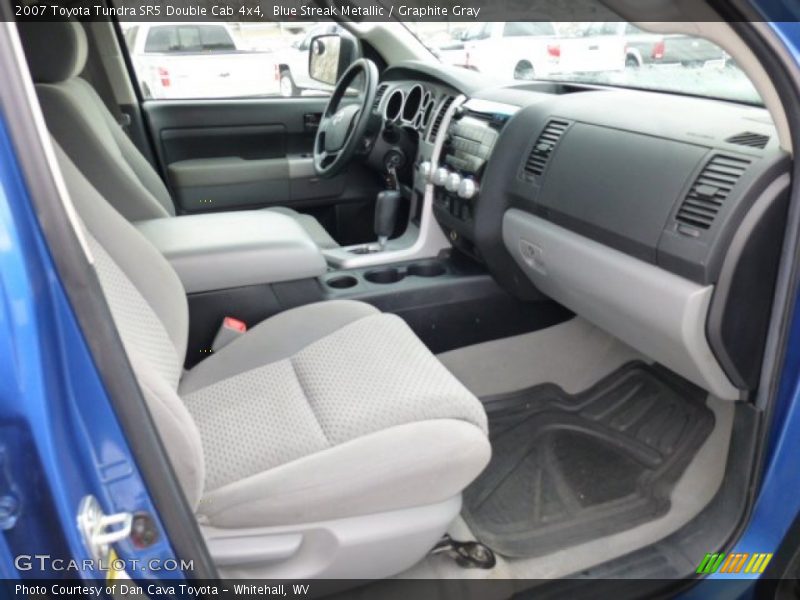 Blue Streak Metallic / Graphite Gray 2007 Toyota Tundra SR5 Double Cab 4x4