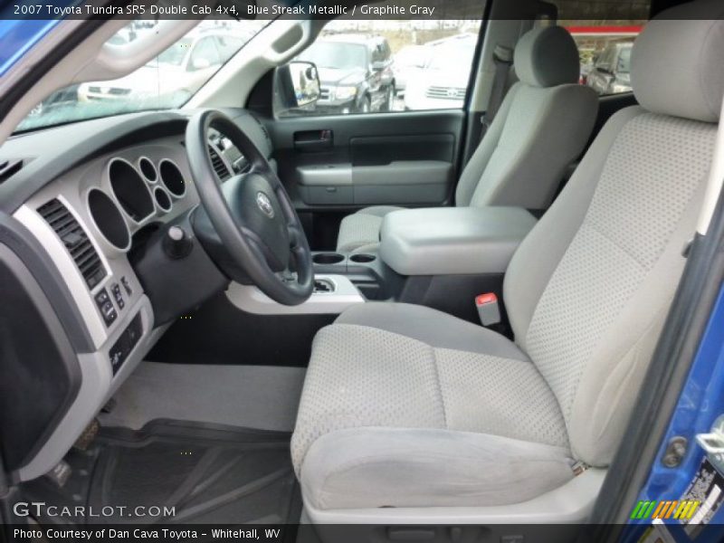 Blue Streak Metallic / Graphite Gray 2007 Toyota Tundra SR5 Double Cab 4x4