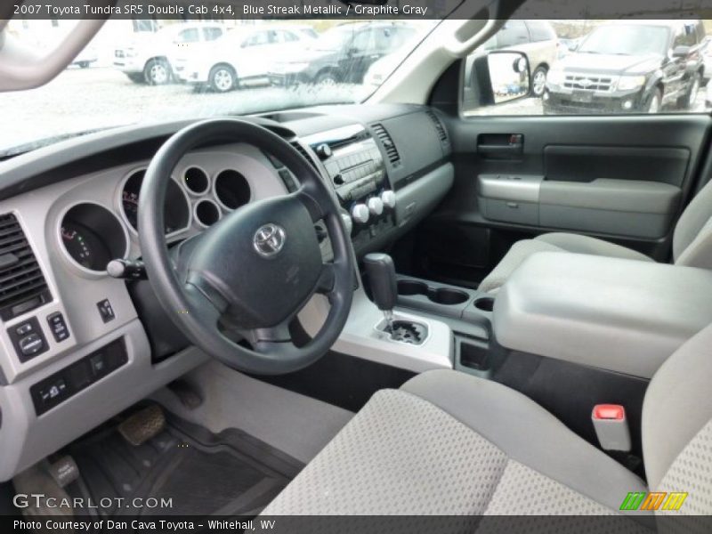 Blue Streak Metallic / Graphite Gray 2007 Toyota Tundra SR5 Double Cab 4x4