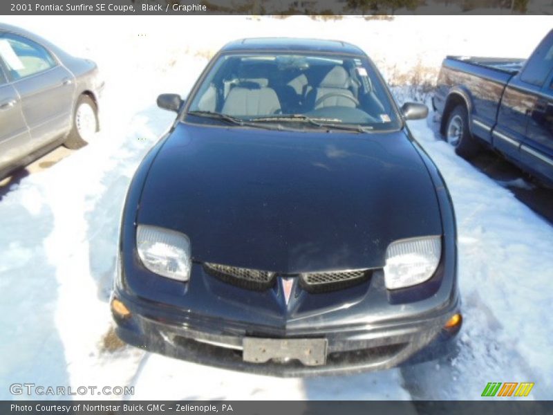 Black / Graphite 2001 Pontiac Sunfire SE Coupe