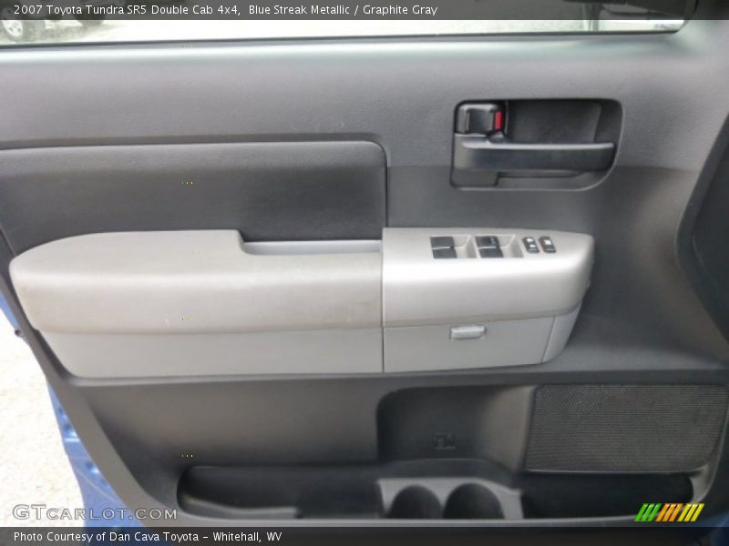 Blue Streak Metallic / Graphite Gray 2007 Toyota Tundra SR5 Double Cab 4x4