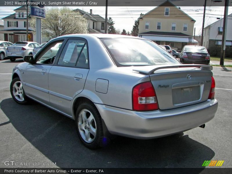 Sunlight Silver Metallic / Gray 2002 Mazda Protege LX