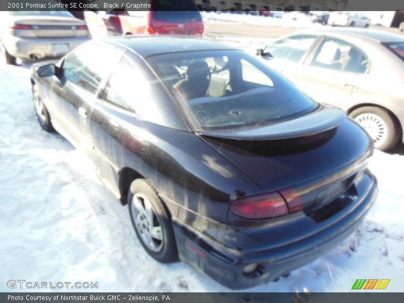 Black / Graphite 2001 Pontiac Sunfire SE Coupe